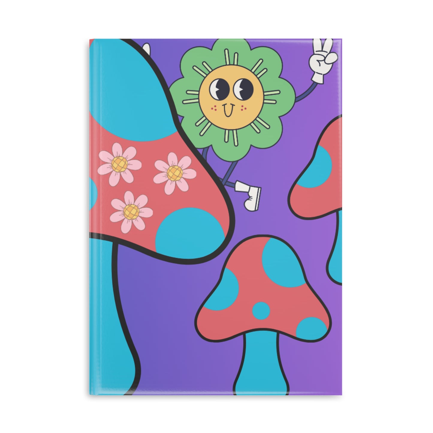 Mushroom Hardcover Notebook with Puffy Covers