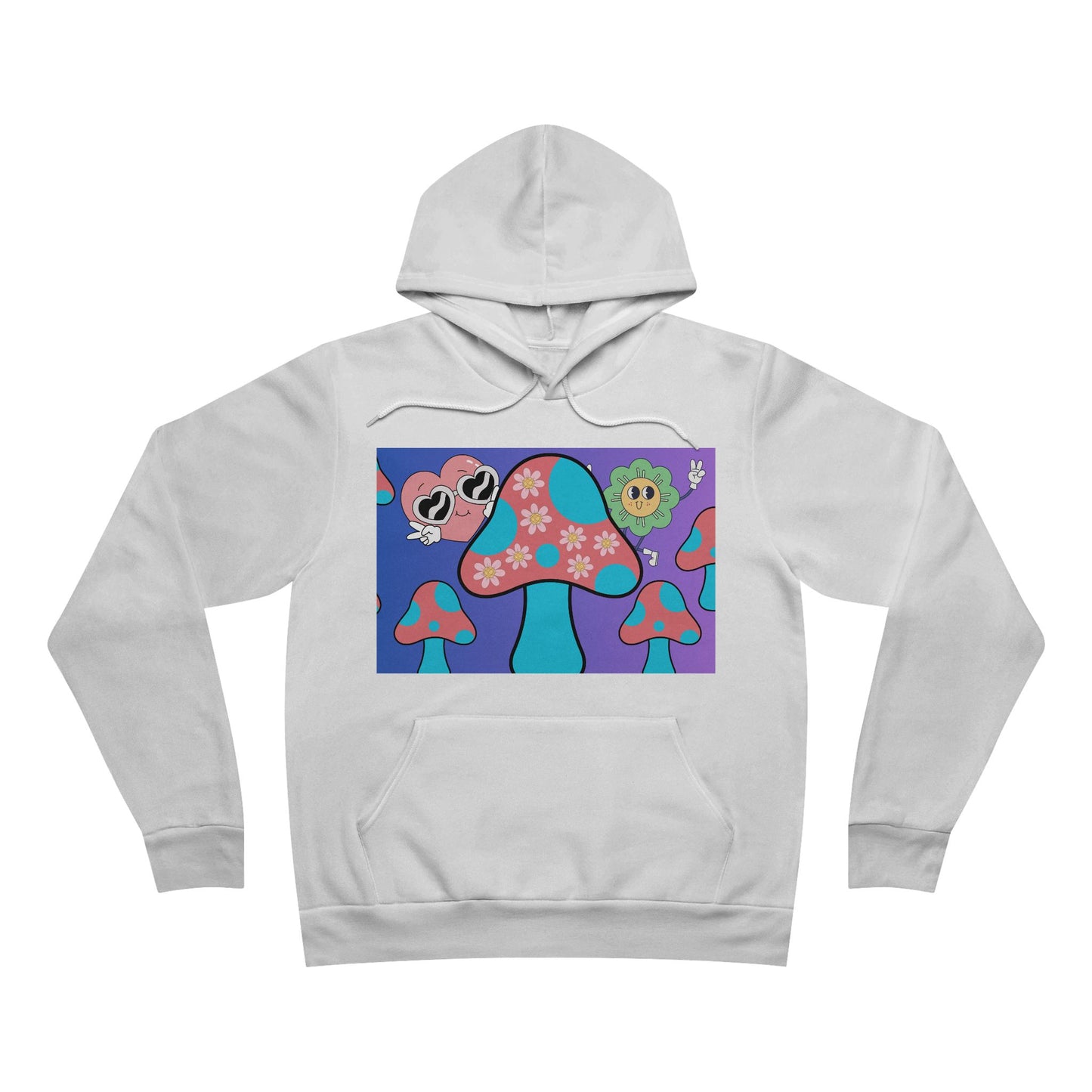 Mushroom Fleece Pullover Hoodie