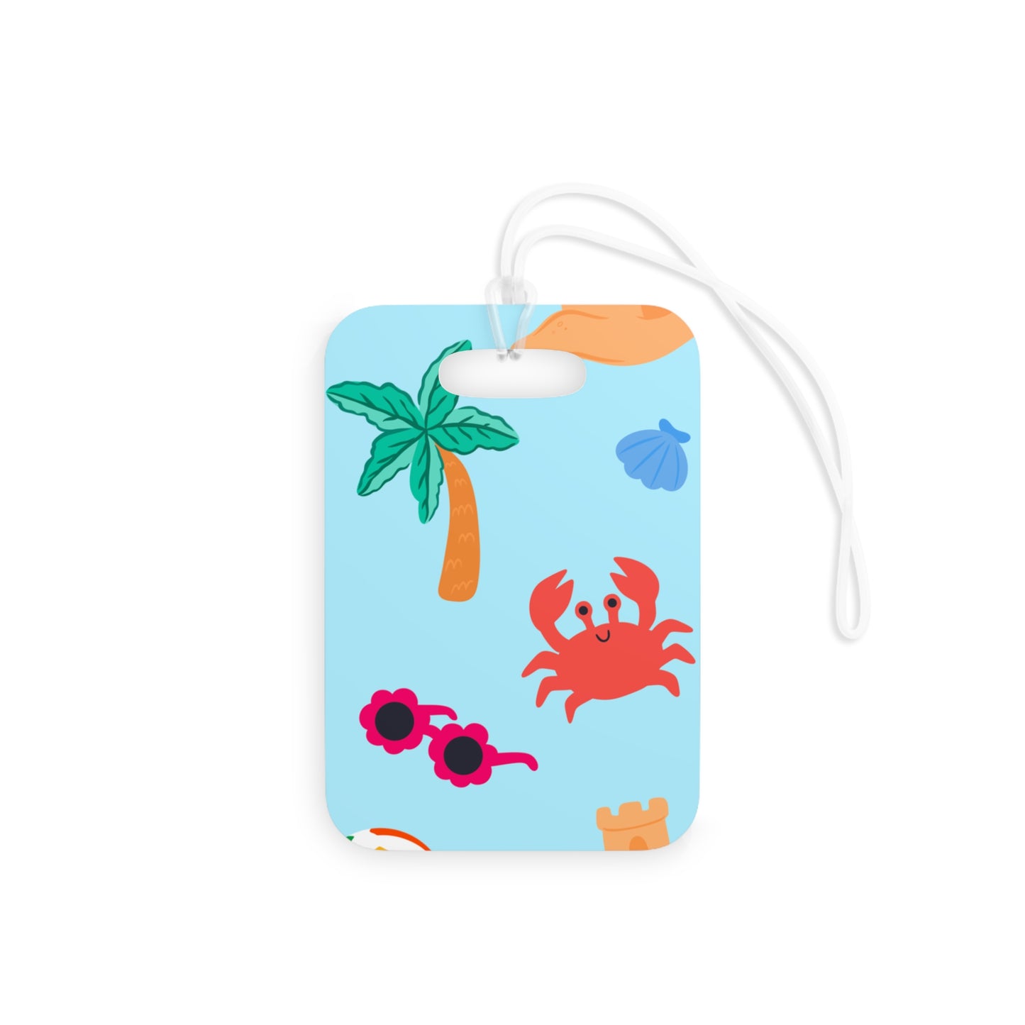 Beach Themed Luggage Tag