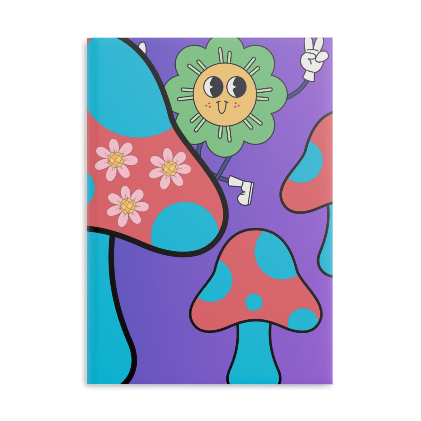 Mushroom Hardcover Notebook with Puffy Covers