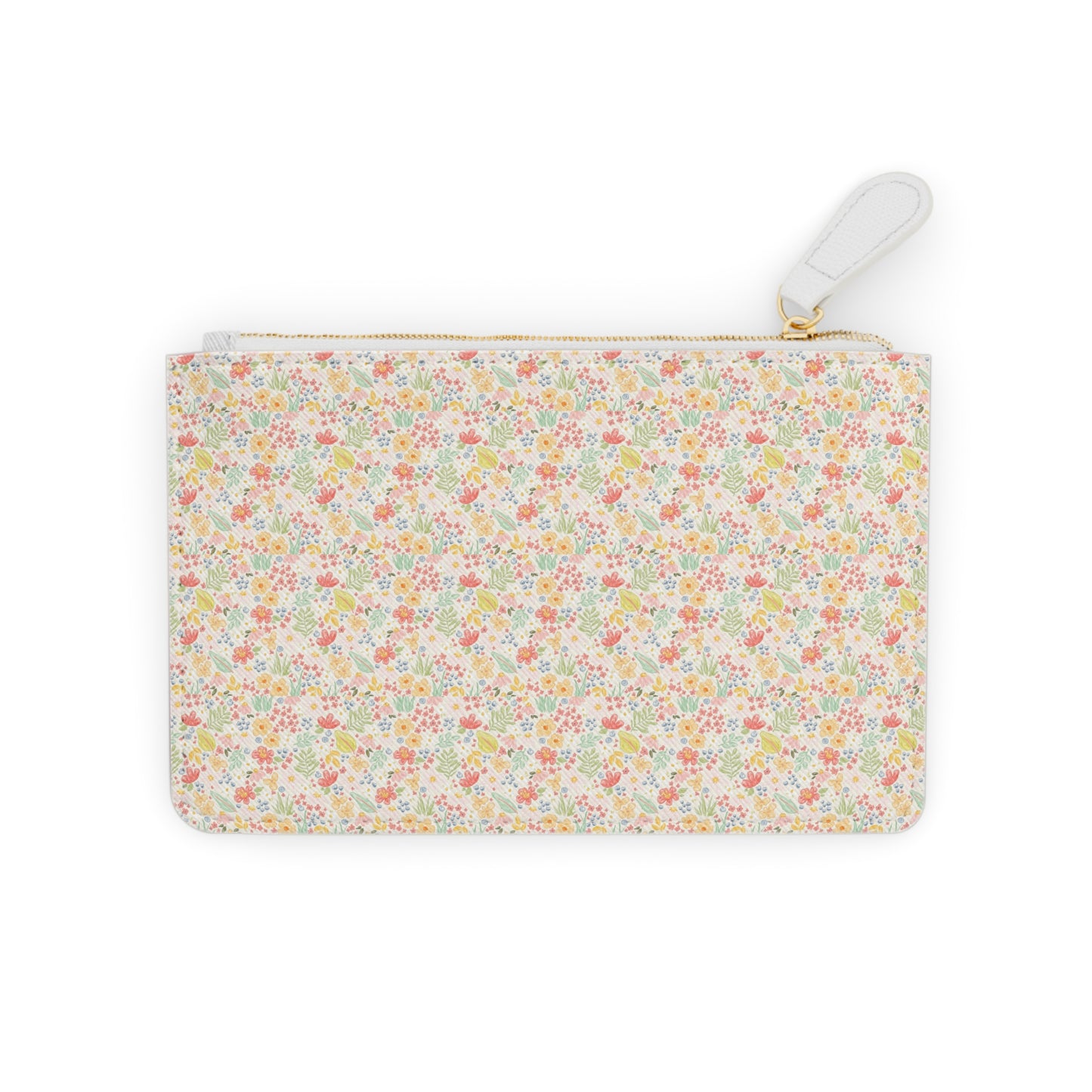 Floral Pattern Mini Clutch Bag